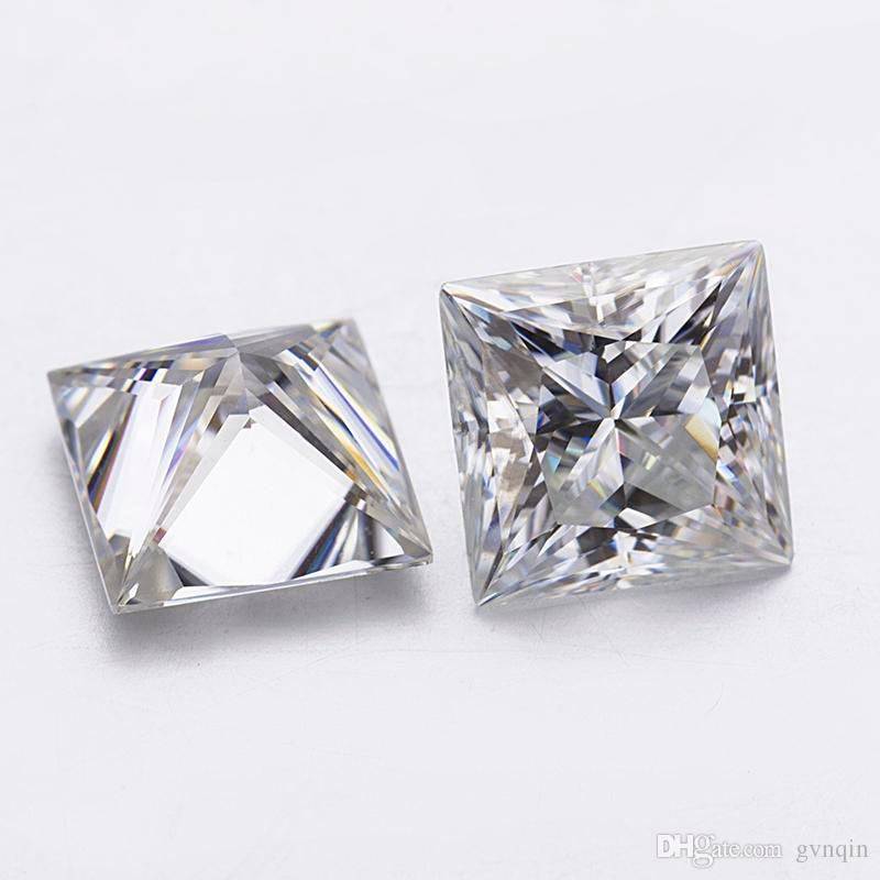 Princess Cut Moissanite - Charles and Colvard Forever ONE - D-E-F - GIA Certified - Colorless - Loose Gemstone *Wholesale Prices* Diamond | Loni Design Group |   | Men's jewelery|Mens jewelery| Men's pendants| men's necklace|mens Pendants| skull jewelry|Ladies Jewellery| Ladies pendants|ladies skull ring| skull wedding ring| Snake jewelry| gold| silver| Platnium|