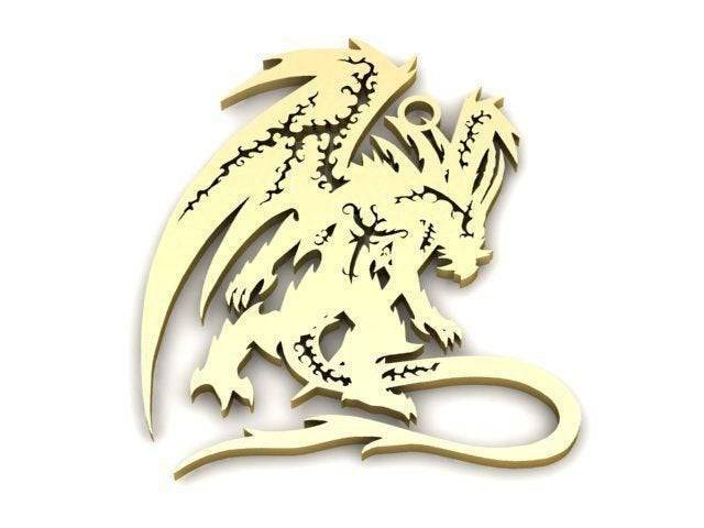 Abraxas Dragon Pendant *10k/14k/18k White, Yellow, Rose, Green Gold, Gold Plated & Silver* Animal Fantasy Mythical Wing Charm Necklace Gift | Loni Design Group |   | Men's jewelery|Mens jewelery| Men's pendants| men's necklace|mens Pendants| skull jewelry|Ladies Jewellery| Ladies pendants|ladies skull ring| skull wedding ring| Snake jewelry| gold| silver| Platnium|