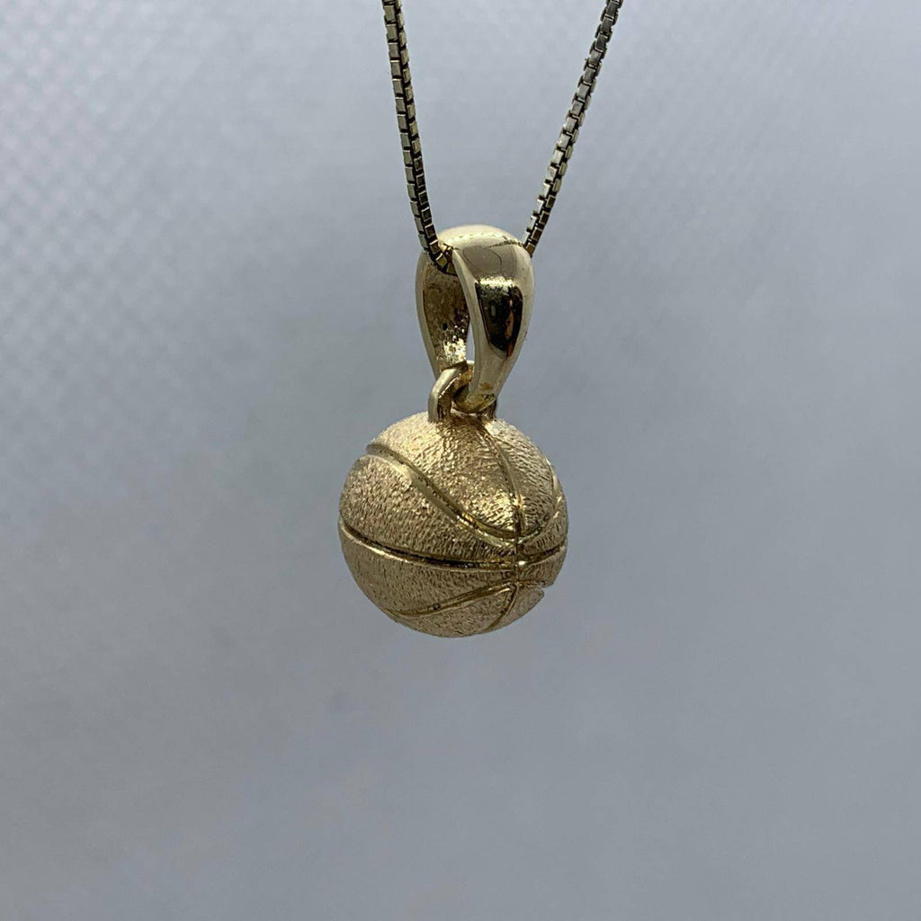Slam Dunk Basketball Pendant *10k/14k/18k White, Yellow, Rose Green Gold, Gold Plated & Silver* Sports Athlete NBA NCAA Charm Necklace Gift | Loni Design Group |   | Men's jewelery|Mens jewelery| Men's pendants| men's necklace|mens Pendants| skull jewelry|Ladies Jewellery| Ladies pendants|ladies skull ring| skull wedding ring| Snake jewelry| gold| silver| Platnium|