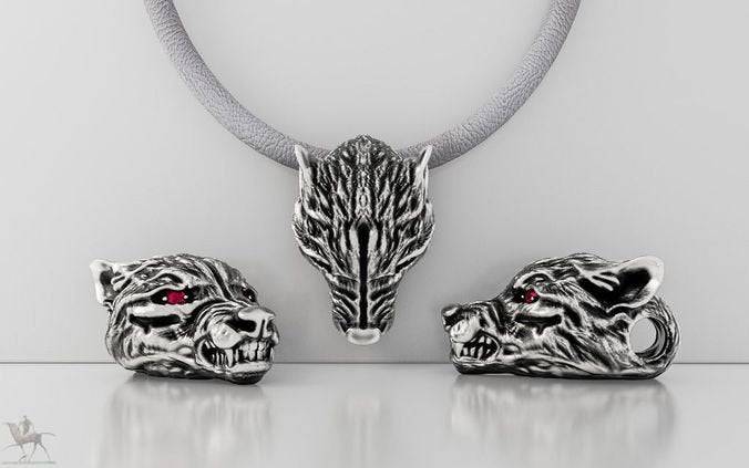 Lycan Wolf Pendant *10k/14k/18k White, Yellow, Rose, Green Gold, Gold Plated & Silver* Werewolf Animal Gothic Biker Punk Fantasy Mythical | Loni Design Group |   | Men's jewelery|Mens jewelery| Men's pendants| men's necklace|mens Pendants| skull jewelry|Ladies Jewellery| Ladies pendants|ladies skull ring| skull wedding ring| Snake jewelry| gold| silver| Platnium|