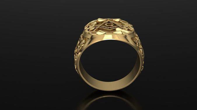 Brotherhood Masonic Ring | Loni Design Group | Rings  | Men's jewelery|Mens jewelery| Men's pendants| men's necklace|mens Pendants| skull jewelry|Ladies Jewellery| Ladies pendants|ladies skull ring| skull wedding ring| Snake jewelry| gold| silver| Platnium|