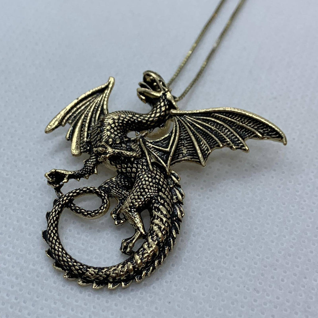 Helios Dragon Pendant *10k/14k/18k White, Yellow, Rose, Green Gold, Gold Plated & Silver* Animal Fantasy Mythical Wing Charm Necklace Gift | Loni Design Group |   | Men's jewelery|Mens jewelery| Men's pendants| men's necklace|mens Pendants| skull jewelry|Ladies Jewellery| Ladies pendants|ladies skull ring| skull wedding ring| Snake jewelry| gold| silver| Platnium|