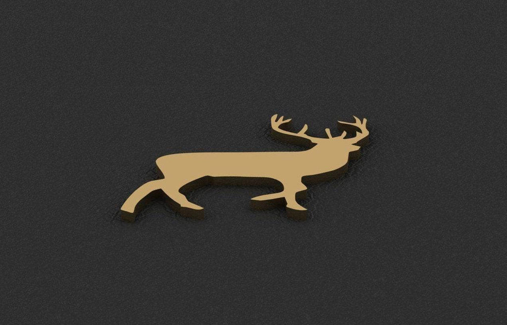 Silhouette Buck Pendant *10k/14k/18k White, Yellow, Rose, Green Gold, Gold Plated & Silver* Animal Hunter Stag Deer Doe Charm Necklace Gift | Loni Design Group |   | Men's jewelery|Mens jewelery| Men's pendants| men's necklace|mens Pendants| skull jewelry|Ladies Jewellery| Ladies pendants|ladies skull ring| skull wedding ring| Snake jewelry| gold| silver| Platnium|