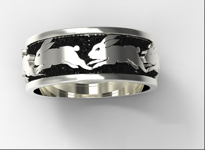 Rabbit Ring | Loni Design Group | Rings  | Men's jewelery|Mens jewelery| Men's pendants| men's necklace|mens Pendants| skull jewelry|Ladies Jewellery| Ladies pendants|ladies skull ring| skull wedding ring| Snake jewelry| gold| silver| Platnium|