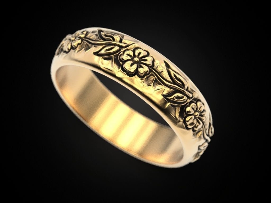 lavender flower ring Lavender Flower Ring
