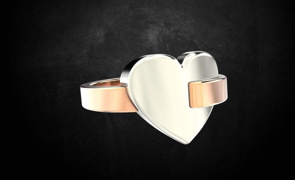 Eros Heart Ring | Loni Design Group | Rings  | Men's jewelery|Mens jewelery| Men's pendants| men's necklace|mens Pendants| skull jewelry|Ladies Jewellery| Ladies pendants|ladies skull ring| skull wedding ring| Snake jewelry| gold| silver| Platnium|