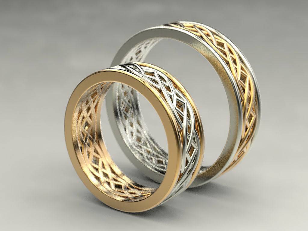 Blended Love Ring | Loni Design Group | Rings  | Men's jewelery|Mens jewelery| Men's pendants| men's necklace|mens Pendants| skull jewelry|Ladies Jewellery| Ladies pendants|ladies skull ring| skull wedding ring| Snake jewelry| gold| silver| Platnium|