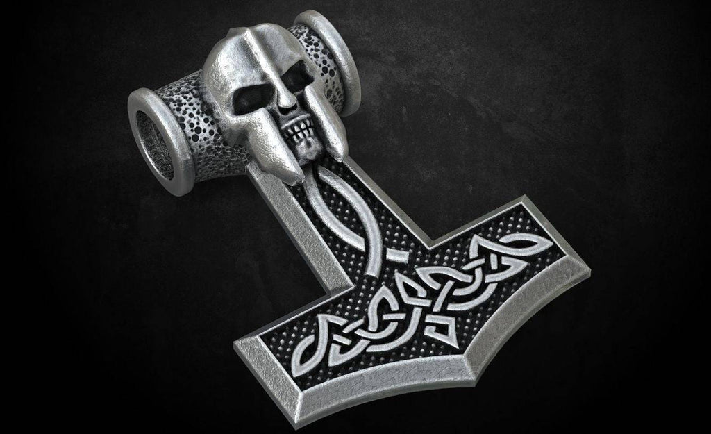Leonidas Spartan Axe Pendant *10k/14k/18k White, Yellow, Rose Green Gold, Gold Plated & Silver* Viking Hammer Weapon Fantasy Charm Necklace | Loni Design Group |   | Men's jewelery|Mens jewelery| Men's pendants| men's necklace|mens Pendants| skull jewelry|Ladies Jewellery| Ladies pendants|ladies skull ring| skull wedding ring| Snake jewelry| gold| silver| Platnium|