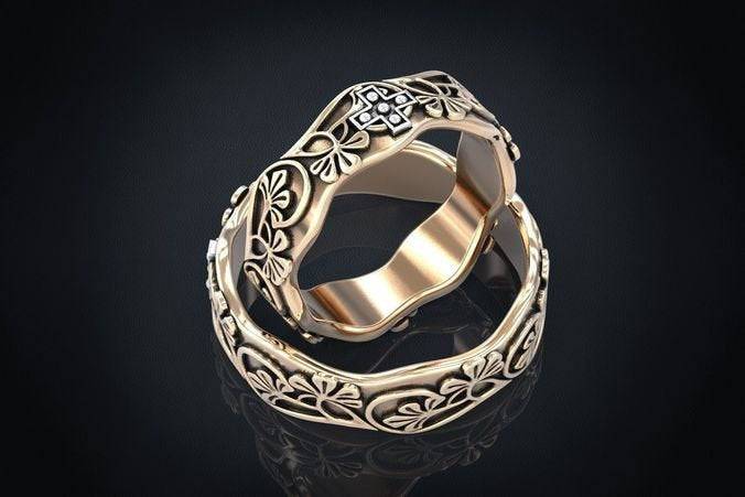 Twisted Love Cross Ring | Loni Design Group | Rings  | Men's jewelery|Mens jewelery| Men's pendants| men's necklace|mens Pendants| skull jewelry|Ladies Jewellery| Ladies pendants|ladies skull ring| skull wedding ring| Snake jewelry| gold| silver| Platnium|