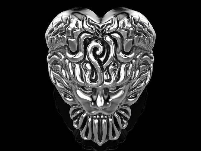 Poseidon Ring | Loni Design Group | Rings  | Men's jewelery|Mens jewelery| Men's pendants| men's necklace|mens Pendants| skull jewelry|Ladies Jewellery| Ladies pendants|ladies skull ring| skull wedding ring| Snake jewelry| gold| silver| Platnium|