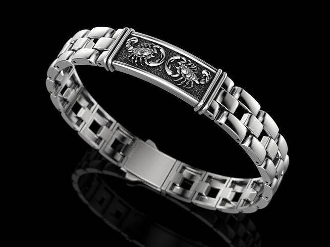 Sting Scorpion Bracelet | Loni Design Group | Bracelets  | Men's jewelery|Mens jewelery| Men's pendants| men's necklace|mens Pendants| skull jewelry|Ladies Jewellery| Ladies pendants|ladies skull ring| skull wedding ring| Snake jewelry| gold| silver| Platnium|