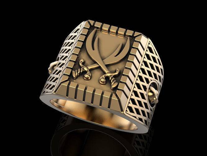 Fight To The Death Sword Ring | Loni Design Group | Rings  | Men's jewelery|Mens jewelery| Men's pendants| men's necklace|mens Pendants| skull jewelry|Ladies Jewellery| Ladies pendants|ladies skull ring| skull wedding ring| Snake jewelry| gold| silver| Platnium|
