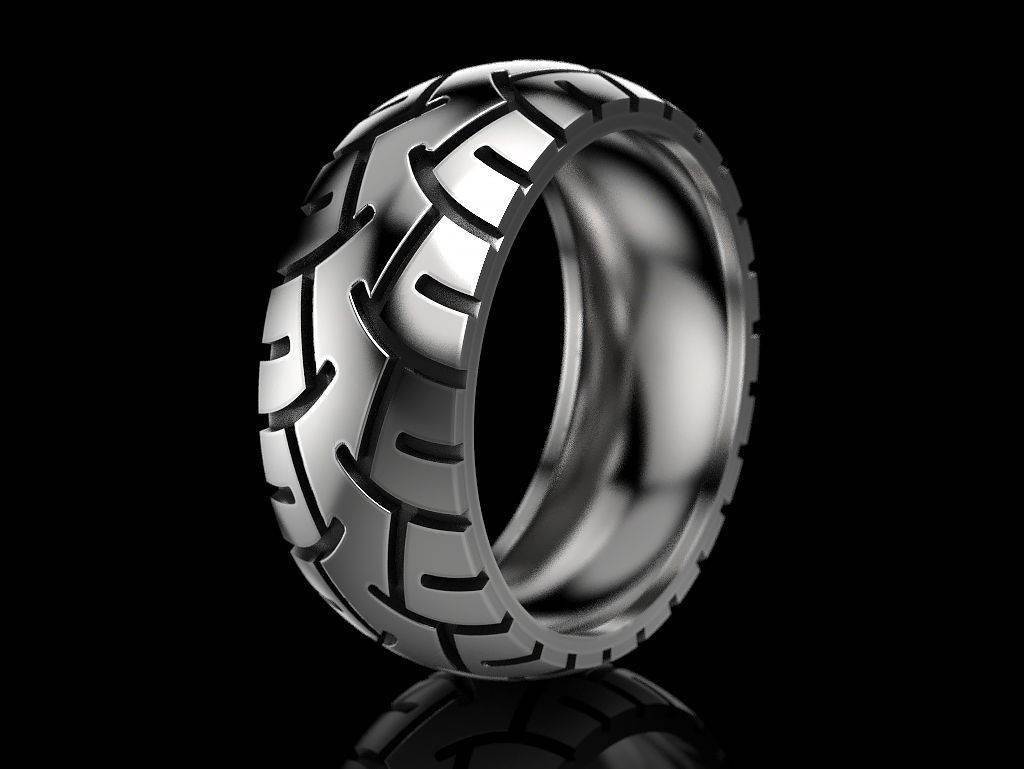 Speedster Tire Tread Ring | Loni Design Group | Rings  | Men's jewelery|Mens jewelery| Men's pendants| men's necklace|mens Pendants| skull jewelry|Ladies Jewellery| Ladies pendants|ladies skull ring| skull wedding ring| Snake jewelry| gold| silver| Platnium|