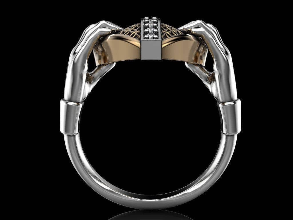 Protect My Heart Ring | Loni Design Group | Rings  | Men's jewelery|Mens jewelery| Men's pendants| men's necklace|mens Pendants| skull jewelry|Ladies Jewellery| Ladies pendants|ladies skull ring| skull wedding ring| Snake jewelry| gold| silver| Platnium|
