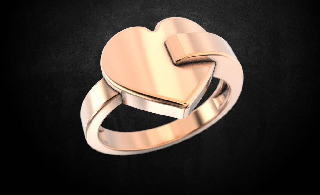 Love Bug Heart Ring | Loni Design Group | Rings  | Men's jewelery|Mens jewelery| Men's pendants| men's necklace|mens Pendants| skull jewelry|Ladies Jewellery| Ladies pendants|ladies skull ring| skull wedding ring| Snake jewelry| gold| silver| Platnium|