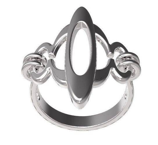 O'Keeffe Modern Ring | Loni Design Group | Rings  | Men's jewelery|Mens jewelery| Men's pendants| men's necklace|mens Pendants| skull jewelry|Ladies Jewellery| Ladies pendants|ladies skull ring| skull wedding ring| Snake jewelry| gold| silver| Platnium|