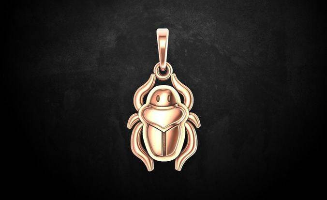 Beetlejuice Bug Pendant *10k/14k/18k White, Yellow, Rose, Green Gold Gold Plated & Silver* Animal Insect Biker Punk Spider Charm Necklace | Loni Design Group |   | Men's jewelery|Mens jewelery| Men's pendants| men's necklace|mens Pendants| skull jewelry|Ladies Jewellery| Ladies pendants|ladies skull ring| skull wedding ring| Snake jewelry| gold| silver| Platnium|