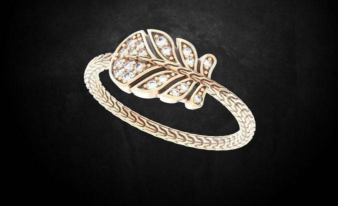 Autumn Leaf Ring | Loni Design Group | Rings  | Men's jewelery|Mens jewelery| Men's pendants| men's necklace|mens Pendants| skull jewelry|Ladies Jewellery| Ladies pendants|ladies skull ring| skull wedding ring| Snake jewelry| gold| silver| Platnium|
