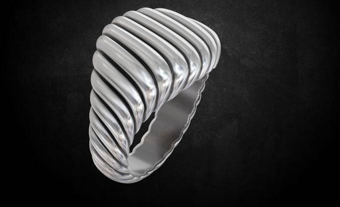 Curve Ring | Loni Design Group | Rings  | Men's jewelery|Mens jewelery| Men's pendants| men's necklace|mens Pendants| skull jewelry|Ladies Jewellery| Ladies pendants|ladies skull ring| skull wedding ring| Snake jewelry| gold| silver| Platnium|