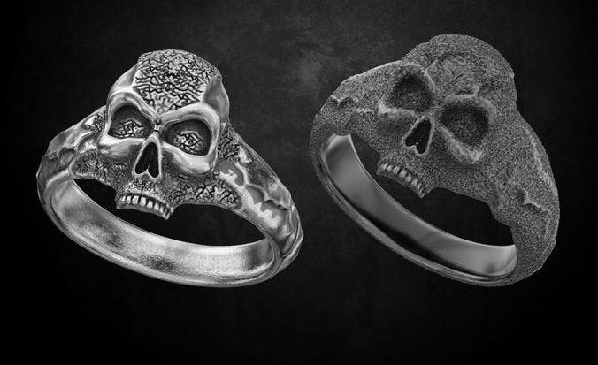 Eroder Skull Ring | Loni Design Group | Rings  | Men's jewelery|Mens jewelery| Men's pendants| men's necklace|mens Pendants| skull jewelry|Ladies Jewellery| Ladies pendants|ladies skull ring| skull wedding ring| Snake jewelry| gold| silver| Platnium|
