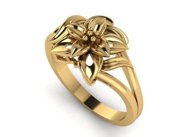 Easter Lily Ring | Loni Design Group | Rings  | Men's jewelery|Mens jewelery| Men's pendants| men's necklace|mens Pendants| skull jewelry|Ladies Jewellery| Ladies pendants|ladies skull ring| skull wedding ring| Snake jewelry| gold| silver| Platnium|