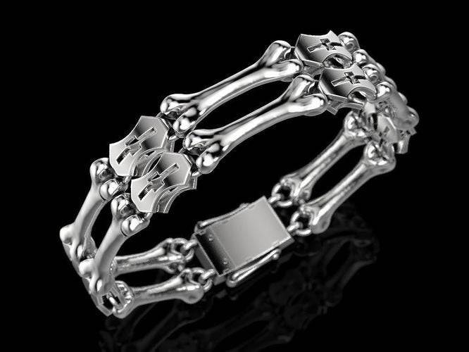 Halloween Skull Bracelet Set - Silver Punk Skeleton Hand Chain For Women -  Gothic Punk Style Halloween Party Accessories | Fruugo BH