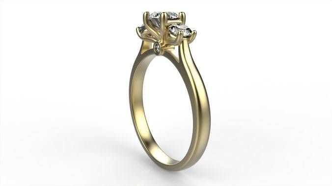 Francine Engagement Ring | Loni Design Group | Engagement Rings  | Men's jewelery|Mens jewelery| Men's pendants| men's necklace|mens Pendants| skull jewelry|Ladies Jewellery| Ladies pendants|ladies skull ring| skull wedding ring| Snake jewelry| gold| silver| Platnium|