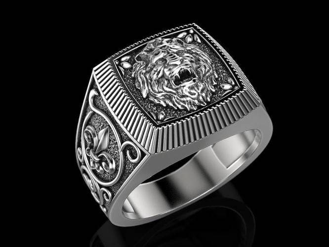 Nemean Lion Ring | Loni Design Group | Rings  | Men's jewelery|Mens jewelery| Men's pendants| men's necklace|mens Pendants| skull jewelry|Ladies Jewellery| Ladies pendants|ladies skull ring| skull wedding ring| Snake jewelry| gold| silver| Platnium|