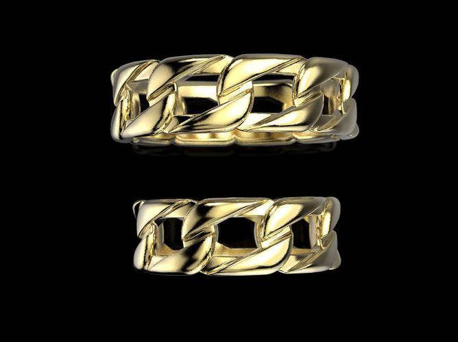 Link By Link Chain Ring | Loni Design Group | Rings  | Men's jewelery|Mens jewelery| Men's pendants| men's necklace|mens Pendants| skull jewelry|Ladies Jewellery| Ladies pendants|ladies skull ring| skull wedding ring| Snake jewelry| gold| silver| Platnium|