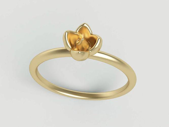 Lovely Lotus Flower Ring | Loni Design Group | Rings  | Men's jewelery|Mens jewelery| Men's pendants| men's necklace|mens Pendants| skull jewelry|Ladies Jewellery| Ladies pendants|ladies skull ring| skull wedding ring| Snake jewelry| gold| silver| Platnium|