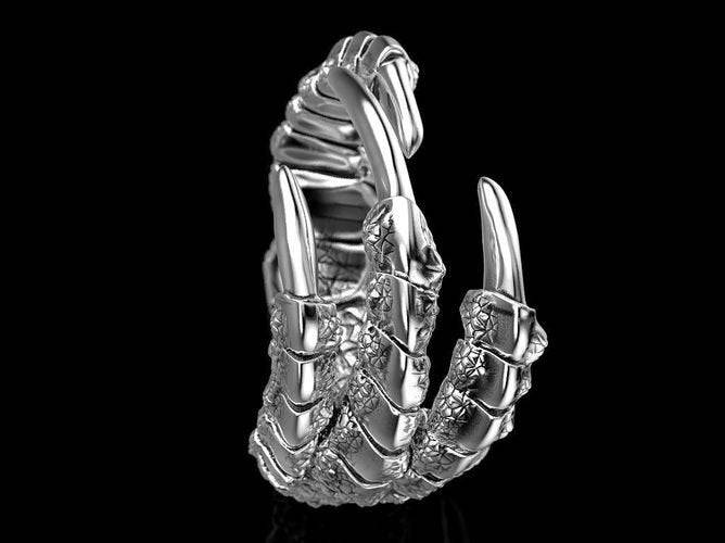 The CLAW Ring | Loni Design Group | Rings  | Men's jewelery|Mens jewelery| Men's pendants| men's necklace|mens Pendants| skull jewelry|Ladies Jewellery| Ladies pendants|ladies skull ring| skull wedding ring| Snake jewelry| gold| silver| Platnium|