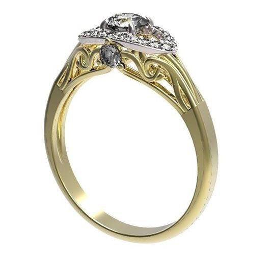 Meg Engagement Ring | Loni Design Group | Engagement Rings  | Men's jewelery|Mens jewelery| Men's pendants| men's necklace|mens Pendants| skull jewelry|Ladies Jewellery| Ladies pendants|ladies skull ring| skull wedding ring| Snake jewelry| gold| silver| Platnium|