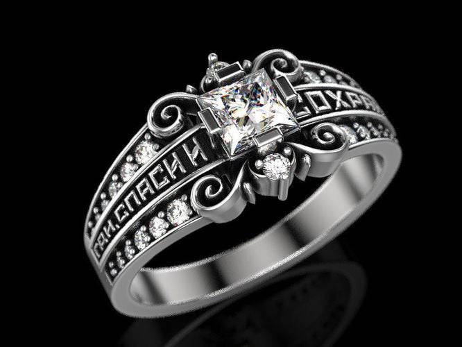 God Save Us Ring | Loni Design Group | Rings  | Men's jewelery|Mens jewelery| Men's pendants| men's necklace|mens Pendants| skull jewelry|Ladies Jewellery| Ladies pendants|ladies skull ring| skull wedding ring| Snake jewelry| gold| silver| Platnium|