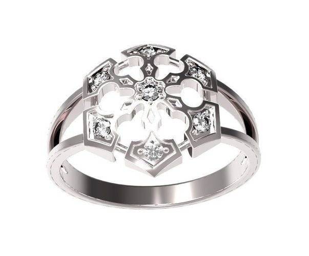First Snowfall Ring | Loni Design Group | Engagement Rings  | Men's jewelery|Mens jewelery| Men's pendants| men's necklace|mens Pendants| skull jewelry|Ladies Jewellery| Ladies pendants|ladies skull ring| skull wedding ring| Snake jewelry| gold| silver| Platnium|