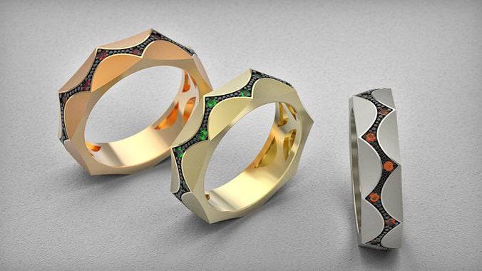 Follow Your Path Ring | Loni Design Group | Rings  | Men's jewelery|Mens jewelery| Men's pendants| men's necklace|mens Pendants| skull jewelry|Ladies Jewellery| Ladies pendants|ladies skull ring| skull wedding ring| Snake jewelry| gold| silver| Platnium|