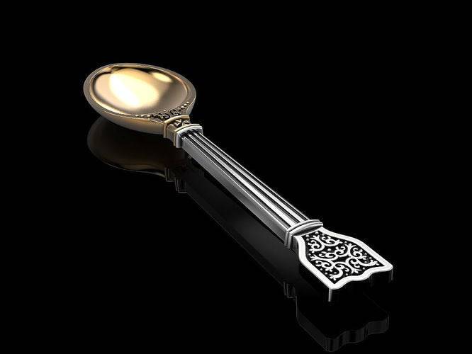 My Favorite Spoon *10k/14k/18k White, Yellow, Rose, Green Gold, Gold Plated & Silver* Antique Flatware Cutlery Collection Vintage Antique | Loni Design Group |   | Men's jewelery|Mens jewelery| Men's pendants| men's necklace|mens Pendants| skull jewelry|Ladies Jewellery| Ladies pendants|ladies skull ring| skull wedding ring| Snake jewelry| gold| silver| Platnium|