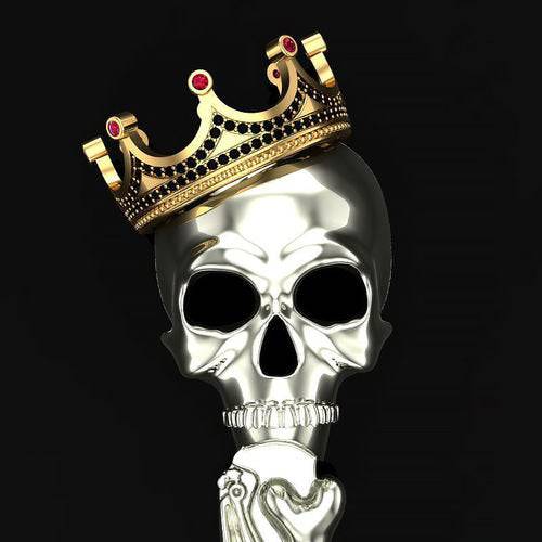 Skull and Bones Spoon | Loni Design Group | Fun & Unique  | Men's jewelery|Mens jewelery| Men's pendants| men's necklace|mens Pendants| skull jewelry|Ladies Jewellery| Ladies pendants|ladies skull ring| skull wedding ring| Snake jewelry| gold| silver| Platnium|