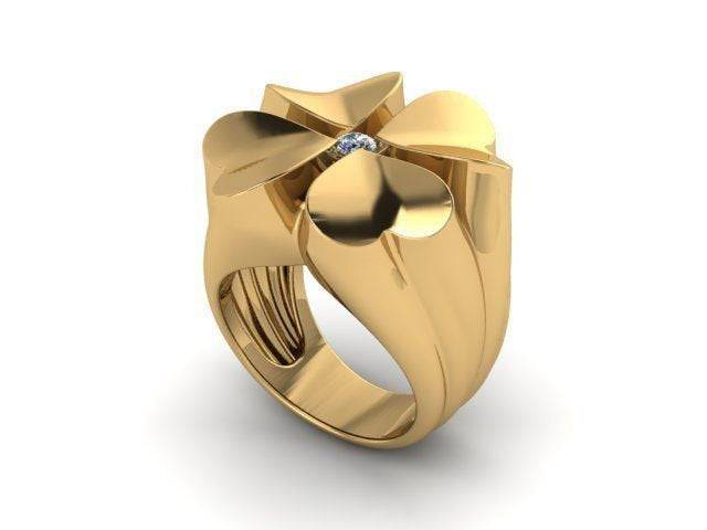 Four Leaf Heart Ring | Loni Design Group | Engagement Rings  | Men's jewelery|Mens jewelery| Men's pendants| men's necklace|mens Pendants| skull jewelry|Ladies Jewellery| Ladies pendants|ladies skull ring| skull wedding ring| Snake jewelry| gold| silver| Platnium|