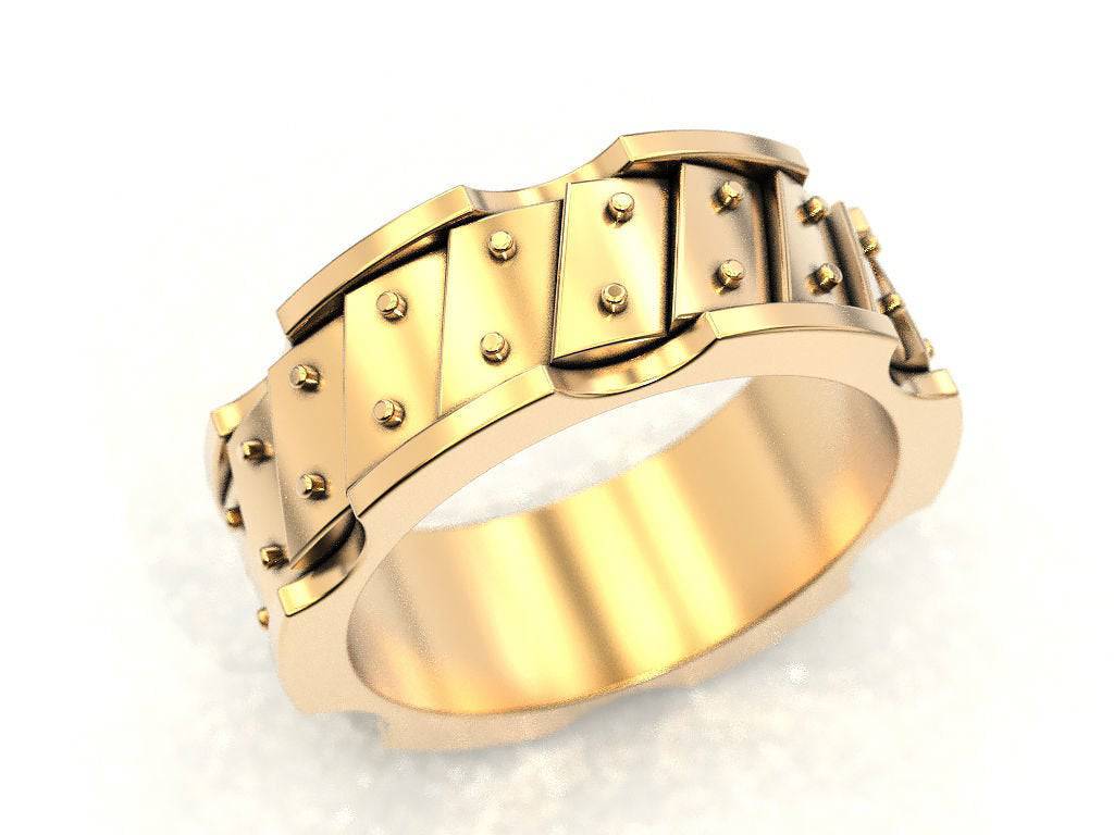 Plates And Bolts Ring | Loni Design Group | Rings  | Men's jewelery|Mens jewelery| Men's pendants| men's necklace|mens Pendants| skull jewelry|Ladies Jewellery| Ladies pendants|ladies skull ring| skull wedding ring| Snake jewelry| gold| silver| Platnium|