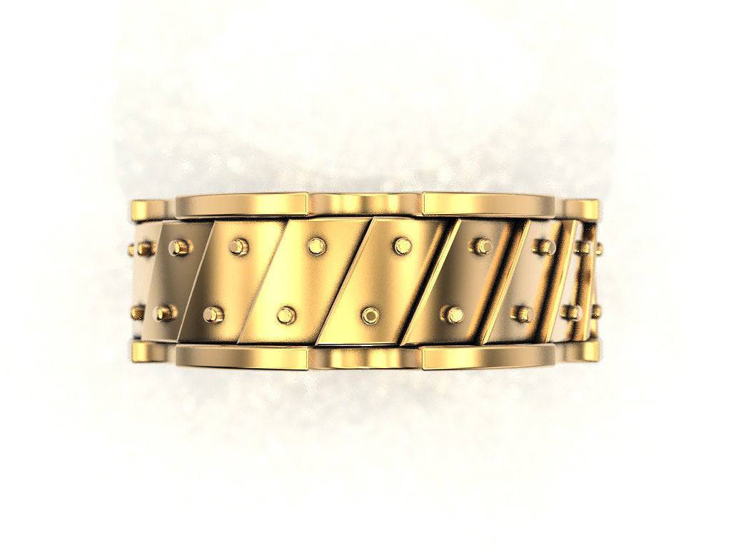Plates And Bolts Ring | Loni Design Group | Rings  | Men's jewelery|Mens jewelery| Men's pendants| men's necklace|mens Pendants| skull jewelry|Ladies Jewellery| Ladies pendants|ladies skull ring| skull wedding ring| Snake jewelry| gold| silver| Platnium|