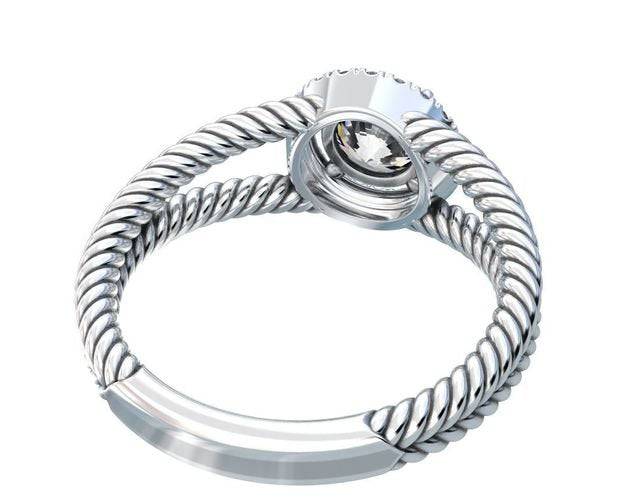Cassie Engagement Ring | Loni Design Group | Engagement Rings  | Men's jewelery|Mens jewelery| Men's pendants| men's necklace|mens Pendants| skull jewelry|Ladies Jewellery| Ladies pendants|ladies skull ring| skull wedding ring| Snake jewelry| gold| silver| Platnium|