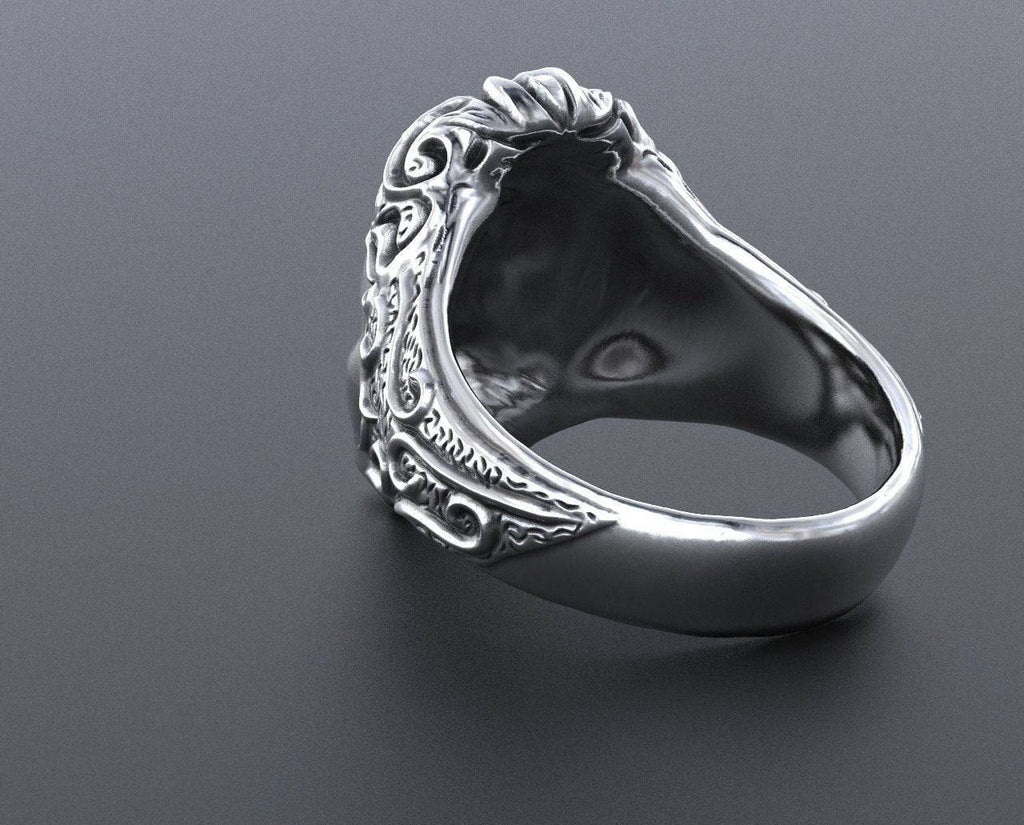 Pineal Third Eye Ring | Loni Design Group | Rings  | Men's jewelery|Mens jewelery| Men's pendants| men's necklace|mens Pendants| skull jewelry|Ladies Jewellery| Ladies pendants|ladies skull ring| skull wedding ring| Snake jewelry| gold| silver| Platnium|