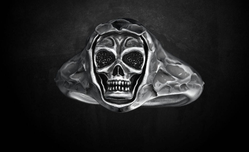 Grimm Reaper Skull Ring | Loni Design Group | Rings  | Men's jewelery|Mens jewelery| Men's pendants| men's necklace|mens Pendants| skull jewelry|Ladies Jewellery| Ladies pendants|ladies skull ring| skull wedding ring| Snake jewelry| gold| silver| Platnium|