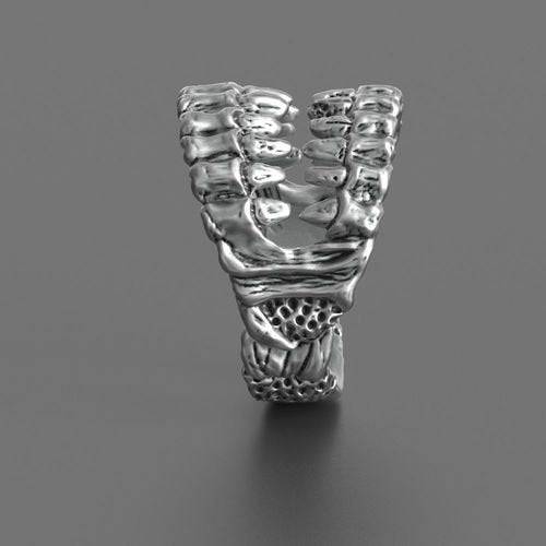 Jaws Of Death Teeth Ring | Loni Design Group | Rings  | Men's jewelery|Mens jewelery| Men's pendants| men's necklace|mens Pendants| skull jewelry|Ladies Jewellery| Ladies pendants|ladies skull ring| skull wedding ring| Snake jewelry| gold| silver| Platnium|