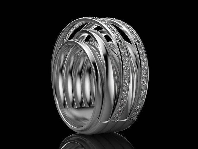 Wendy Infinity Ring | Loni Design Group | Engagement Rings  | Men's jewelery|Mens jewelery| Men's pendants| men's necklace|mens Pendants| skull jewelry|Ladies Jewellery| Ladies pendants|ladies skull ring| skull wedding ring| Snake jewelry| gold| silver| Platnium|