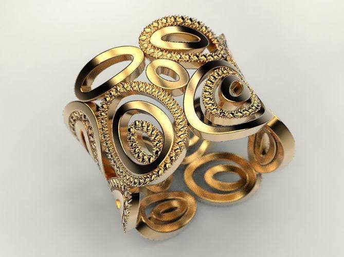 Marge Abstract Ring | Loni Design Group Rings $667.99 | 10k Gold, 14k ...