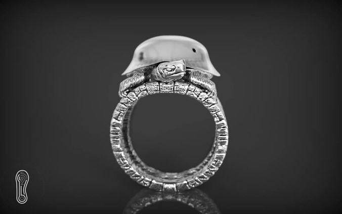 Peace Turtle Ring | Loni Design Group | Rings  | Men's jewelery|Mens jewelery| Men's pendants| men's necklace|mens Pendants| skull jewelry|Ladies Jewellery| Ladies pendants|ladies skull ring| skull wedding ring| Snake jewelry| gold| silver| Platnium|