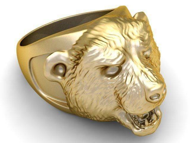 Baloo Bear Ring | Loni Design Group | Rings  | Men's jewelery|Mens jewelery| Men's pendants| men's necklace|mens Pendants| skull jewelry|Ladies Jewellery| Ladies pendants|ladies skull ring| skull wedding ring| Snake jewelry| gold| silver| Platnium|