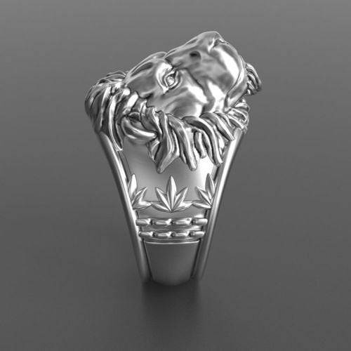 African Lion Ring | Loni Design Group | Rings  | Men's jewelery|Mens jewelery| Men's pendants| men's necklace|mens Pendants| skull jewelry|Ladies Jewellery| Ladies pendants|ladies skull ring| skull wedding ring| Snake jewelry| gold| silver| Platnium|