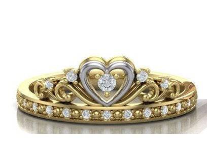 Queen Of Hearts Crown Ring | Loni Design Group | Rings  | Men's jewelery|Mens jewelery| Men's pendants| men's necklace|mens Pendants| skull jewelry|Ladies Jewellery| Ladies pendants|ladies skull ring| skull wedding ring| Snake jewelry| gold| silver| Platnium|